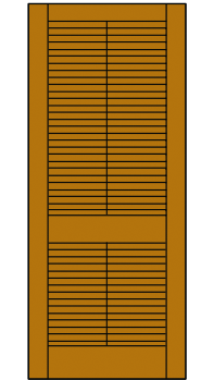 Image of LD2 louvre Door